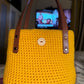 Handmade crochet bag