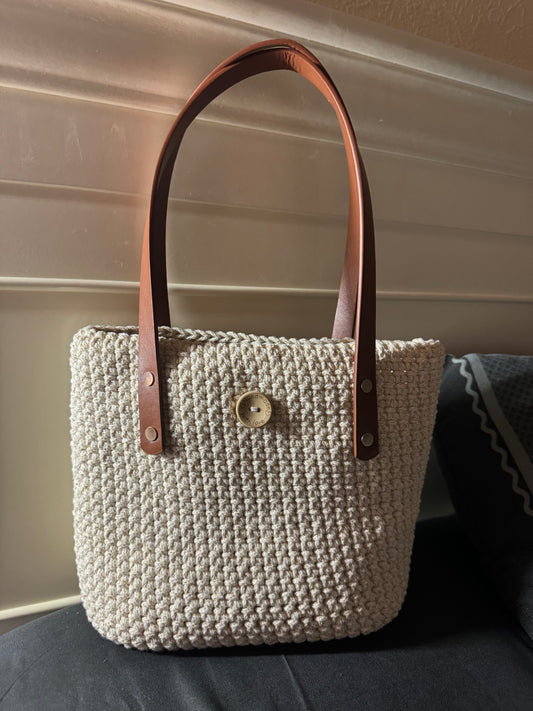 Handmade crochet bag